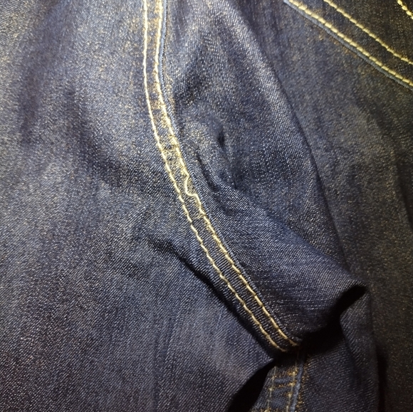 AB Jeans, Blue Jeans/ GOLD shimmer - Picture 8 of 12